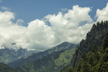 beautiful rocky valley and hills