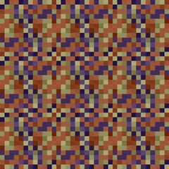 Seamless pattern background from a variety of multicolored squares.