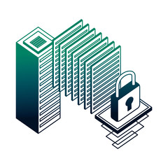 database server center security data network