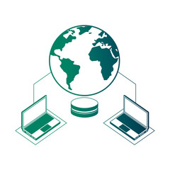 database center security connection laptops data network