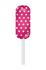 sweet lollipop isolated icon