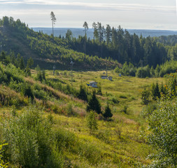 Obraz premium Ski resort 
