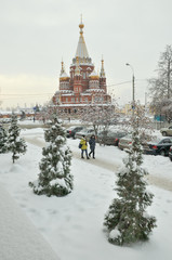 Михайловский собор зима 