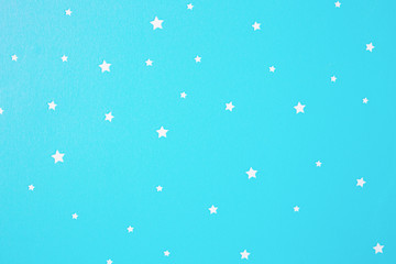 Obraz na płótnie Canvas blue starry wall