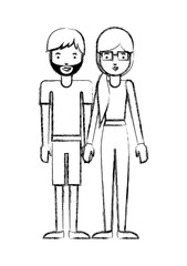 couple avatar characters icons