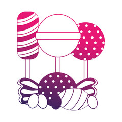 sweet candies isolated icon
