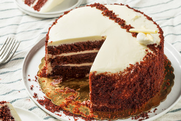 Homemade Sweet Red Velvet Cake