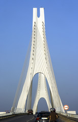 Brücke über den Rio Arade, Portugal, Algarve