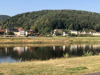 Fototapeta na wymiar Saxony Switzerland, Germany, summer 2018