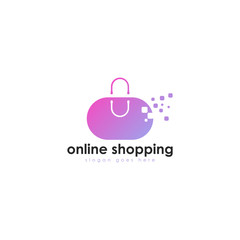 Online shopping logo