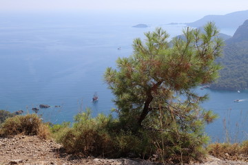 Region of Oludeniz, Turkey, summer 2018