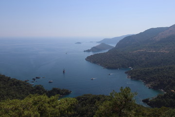 Region of Oludeniz, Turkey, summer 2018