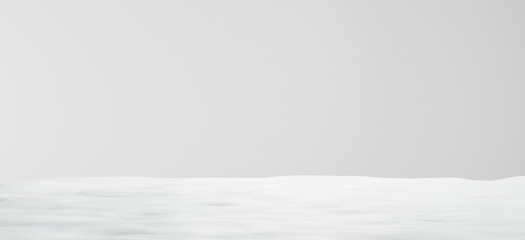 snow winter background 3d-illustration