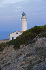 Fototapeta na wymiar Far de Capdepera (Leuchtturm im mallorquinischen Cala Ratjada)