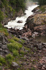 Vattenfall in Trollhättan, Schweden