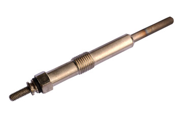 glow plug to engine diesel isolated on white background