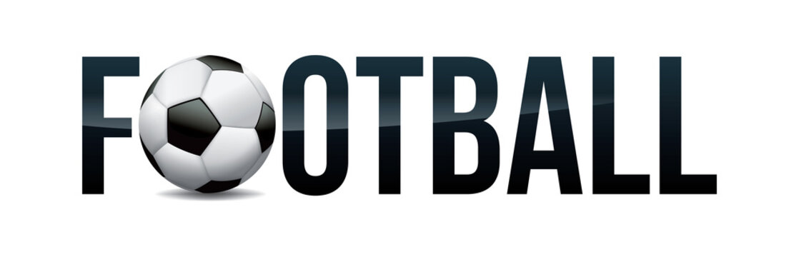 Football Soccer Concept Word Art Illustration