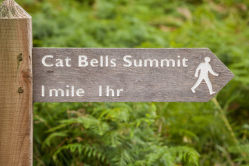 Way to Catbells' Summit, Keswick, England