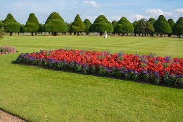 Hampton Court Palace in summer.