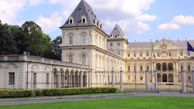 Torino, Castello del Valentino in Piemonte, Italia