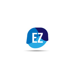 Initial Letter EZ Logo Template Design