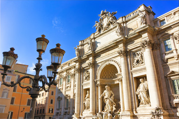 Fototapeta premium Trevi Fountain, Rome, Italy