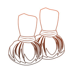 Spa heatig bags red lines