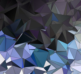 Abstract Low-Poly triangular modern background