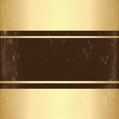 Fundo castanho e dourado