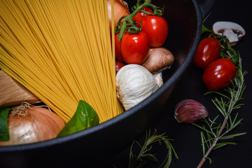 Spaghetti Zutaten und Zubereitung