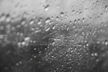 rain drops on the window