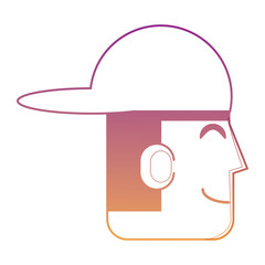 cartoon man icon
