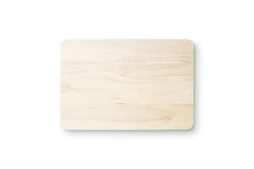Kitchenware wooden board isolate on white background