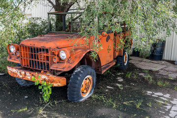 Old Orange truck