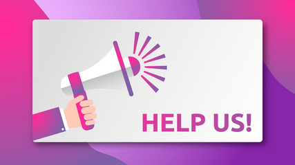 Help us - SPEAKER CONCEPT