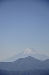 雲取山より富士山遠望