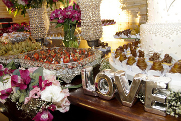 wedding table decoration