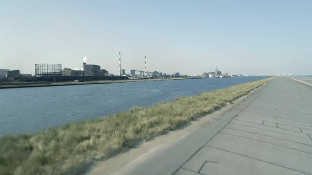 Industrial Plant and Ore Processing Facility With Port