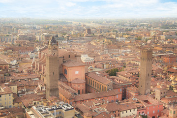 Fototapeta premium Beautiful view of the center of Bologna, Italy