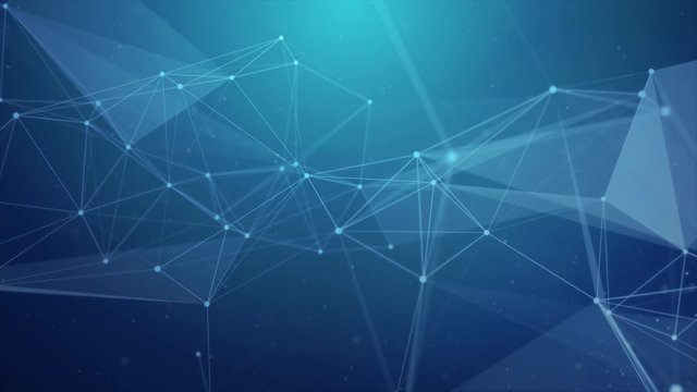 156. Abstract plexus dark blue molecule structure medical substance molecules and technology futuristic structure presentation loop backgrund for science, chemistry, biology, medicine, research.