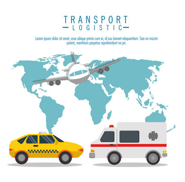 transport logistic set vehicles