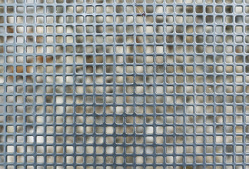 smooth gray square metallic grid texture background