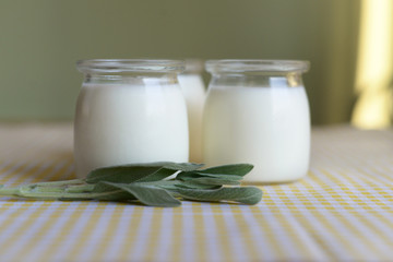 three jars of Greek yogurt