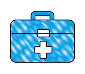 Obraz premium kit medical silhouette isolated icon