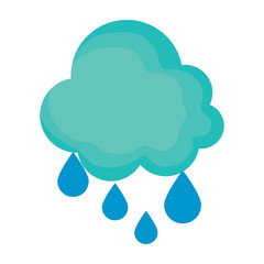 cloud and rainy drops