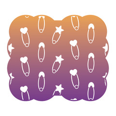 baby pins pattern design