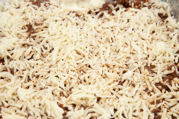 Uncooked Lasagna in a Disposable Tin Pan
