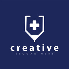 Medical tools logo icon vector template