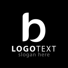 b letter logo icon vector template