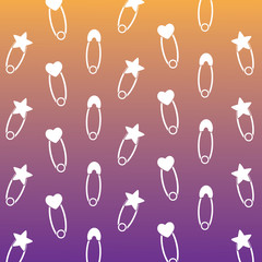 baby pins pattern design